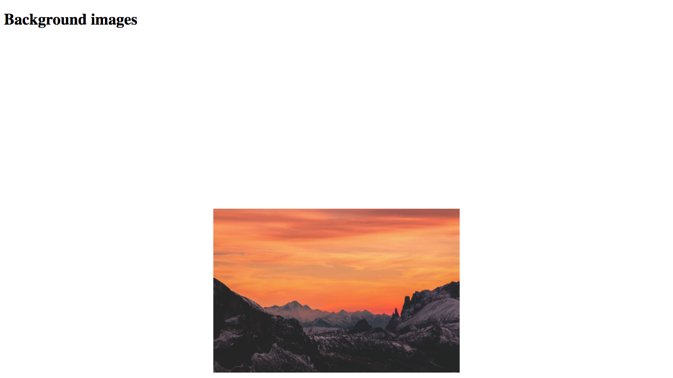 The image is no longer tiled