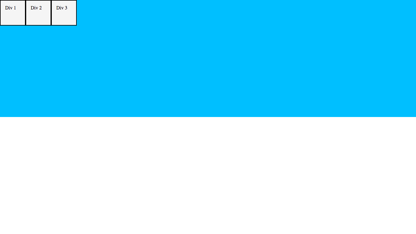 The elements are now ordered horizontally!