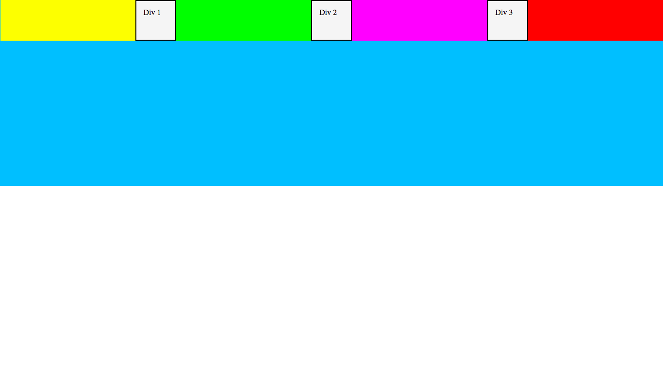 The items all have an even amount of space between them, and also to the edges (diagram)