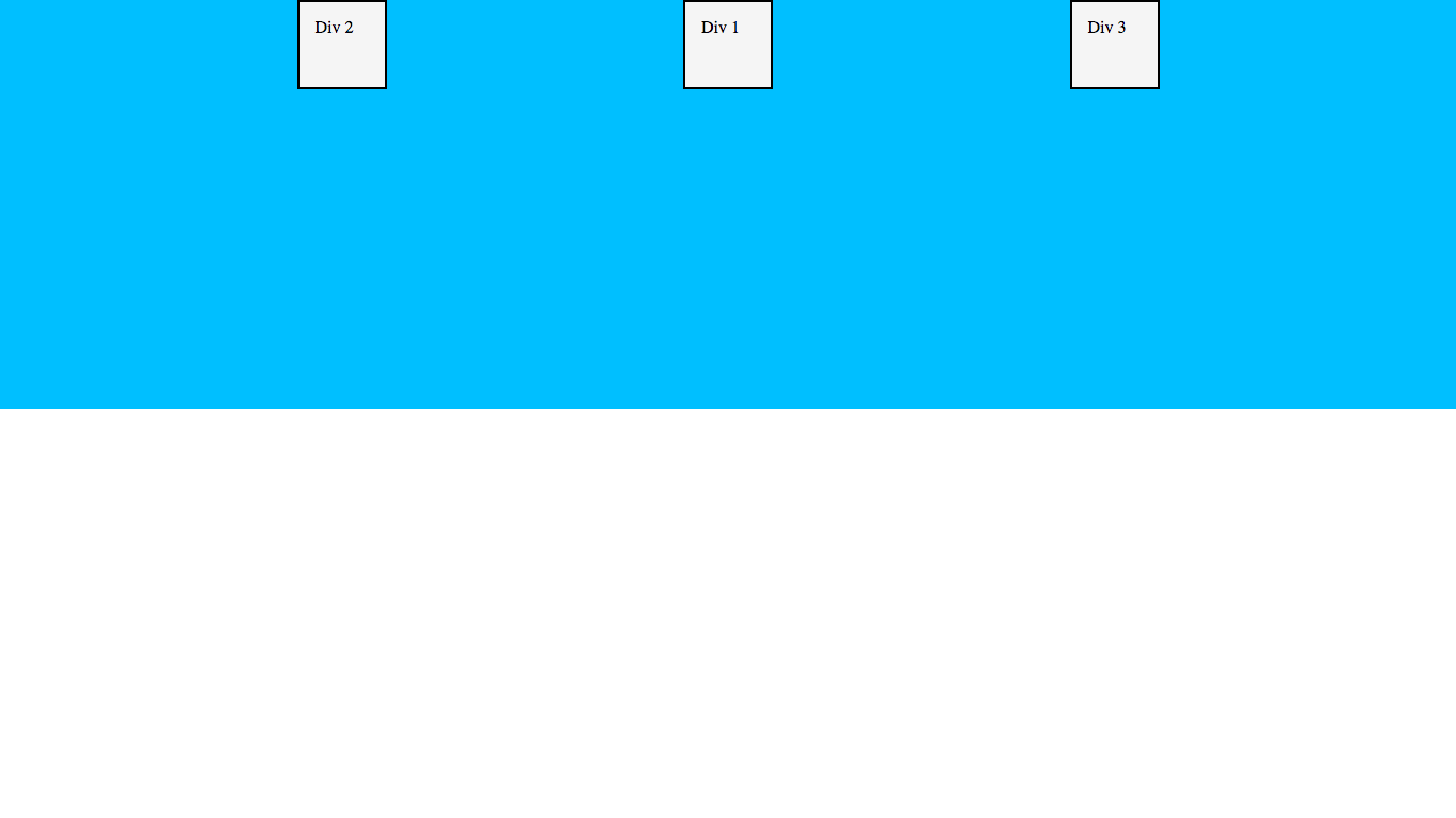 The order is now Div 2, Div 1, Div 3