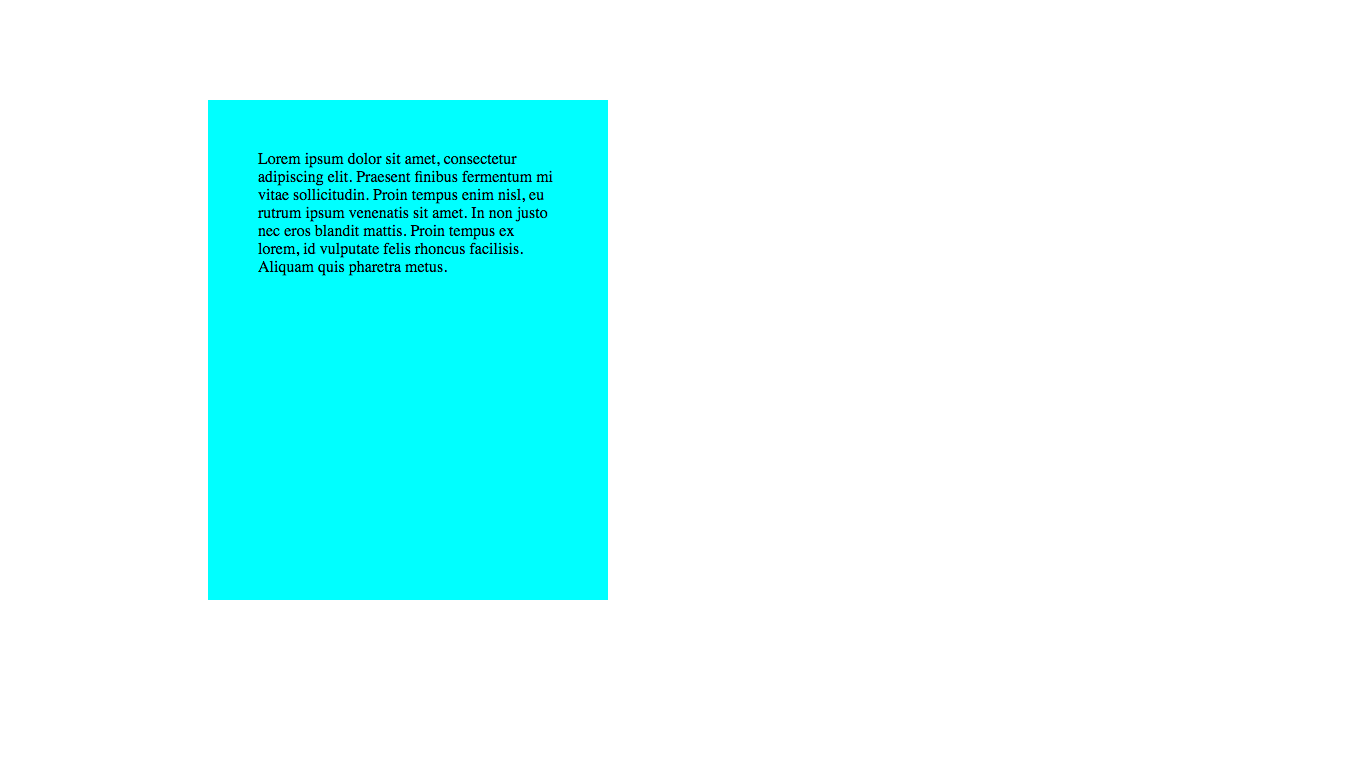 The paragraph, but now the text is not touching the sides