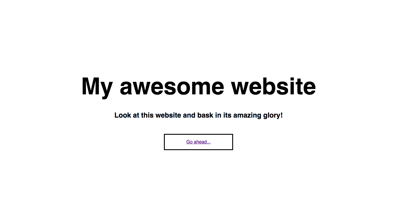 The button is now centered!