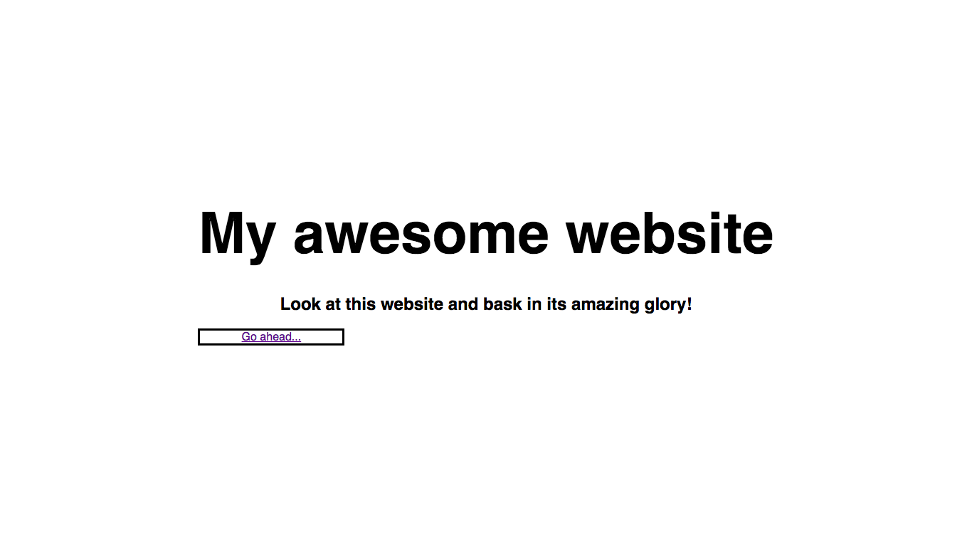 The button now has a border and is 200px wide