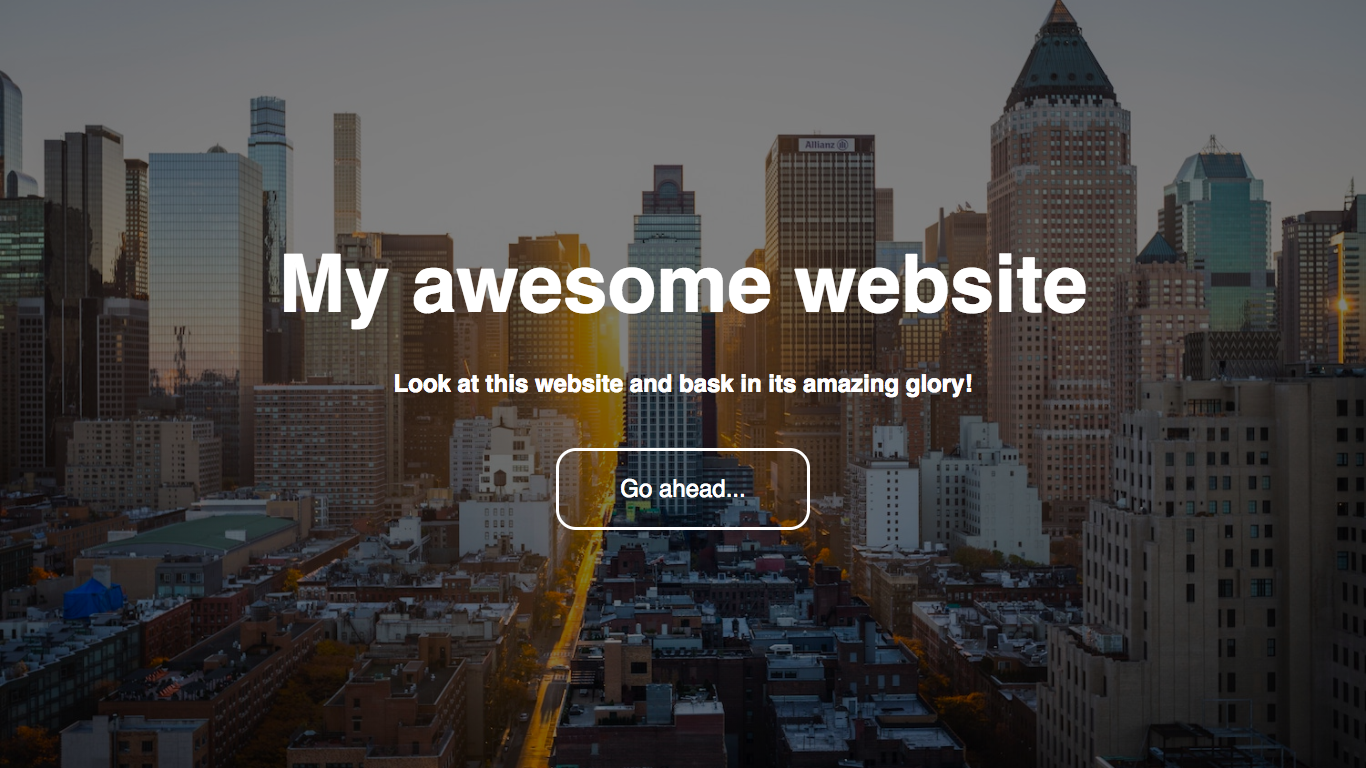 The background has been darkened!