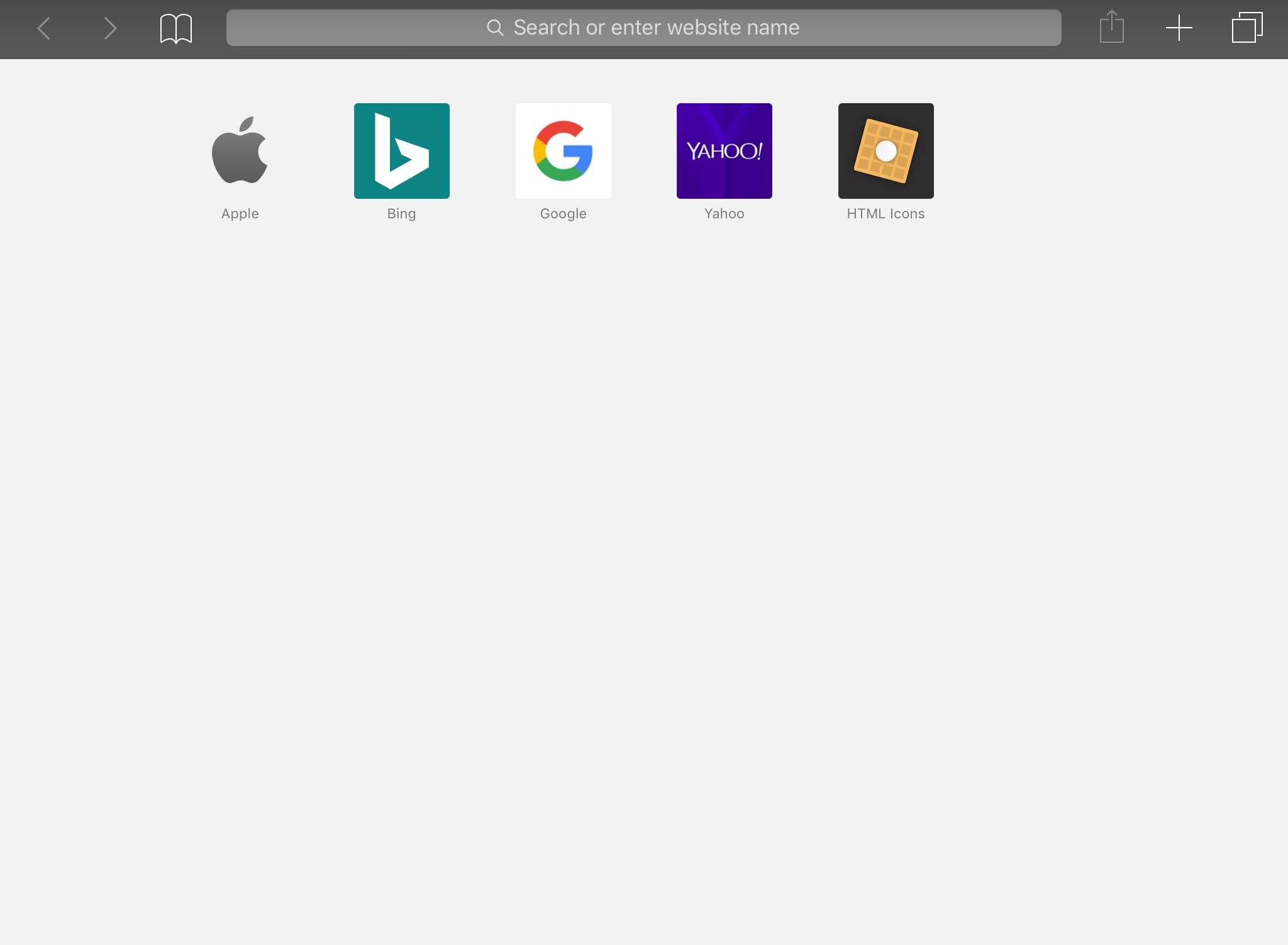 Bookmark icon on iOS