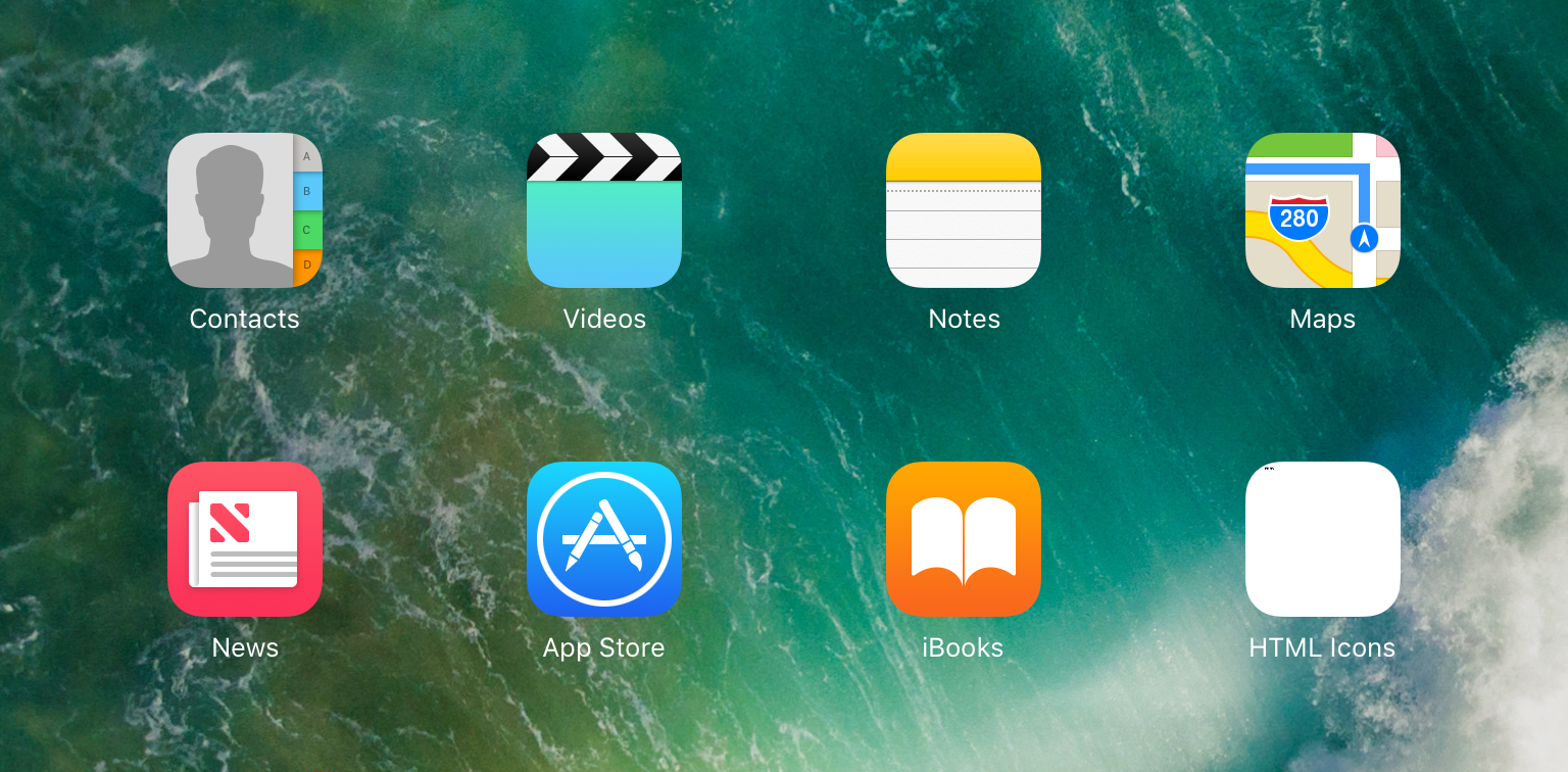 A very ugly and weirdly-sized screenshot as the website icon