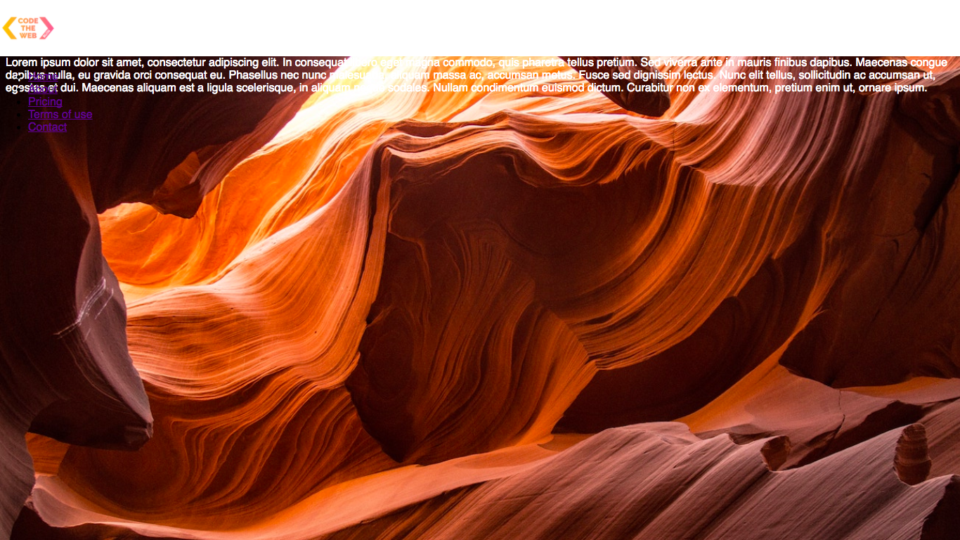 The main text is no longer hidden under the nav-bar!