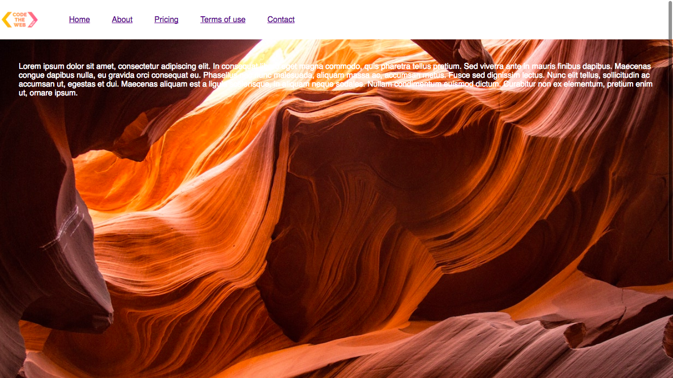 The items in the nav-bar are now much more spaced out